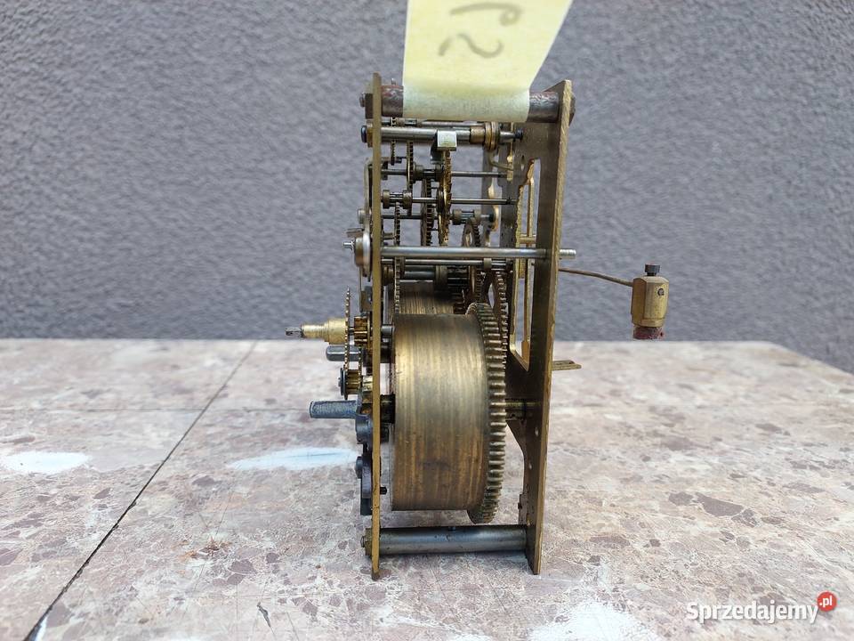 765 Mechanizm zegara ściennego P42 Gustav Becker Tczew sprzedam