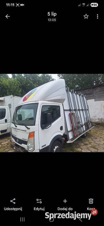Nissan Cabstar 25 dci 2008 blizniaki Maxity 130 2461cm3 Lębork