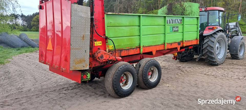 Rozrzutnik obornika Unia Tytan 8t Nie Metalfach nieuszkodzony Rakoniewice