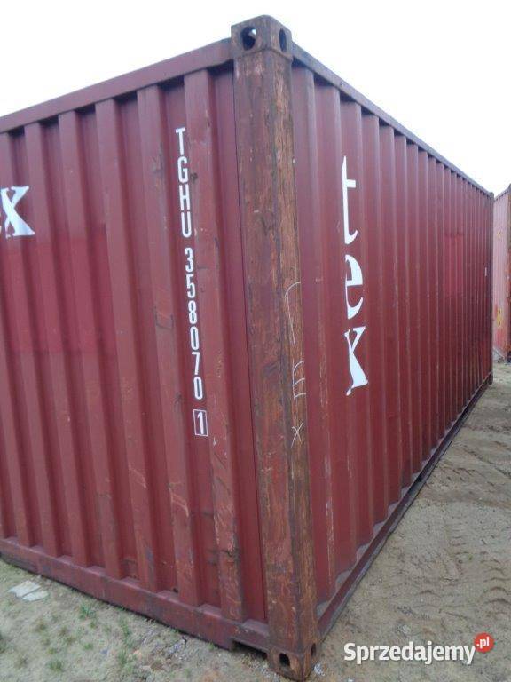 Kontener morski magazynowy 20DV używany 6 m Toruń