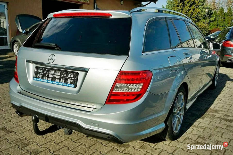 Mercedes C 200 22CDI Xenon NAVI skóra 2013r C nieuszkodzony mazowieckie Płock
