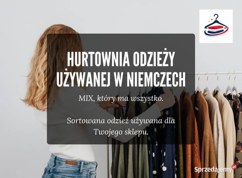 Odzież używana sortowana MIX hurt Niemcy ceny zachodniopomorskie