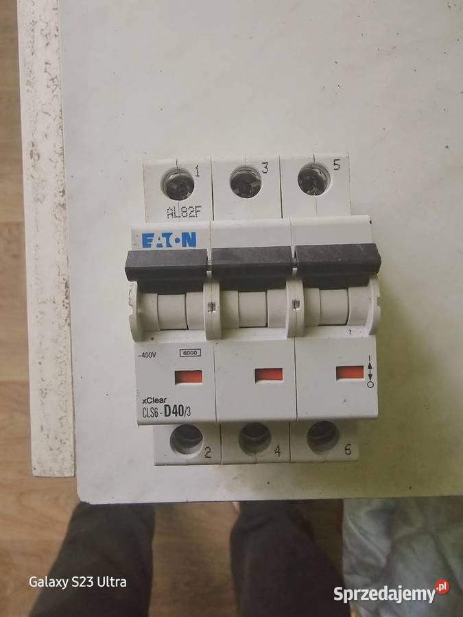 Bezpiecznik Ska 3fazowy Eaton 40A typ D CLS6D403 Olsztyn
