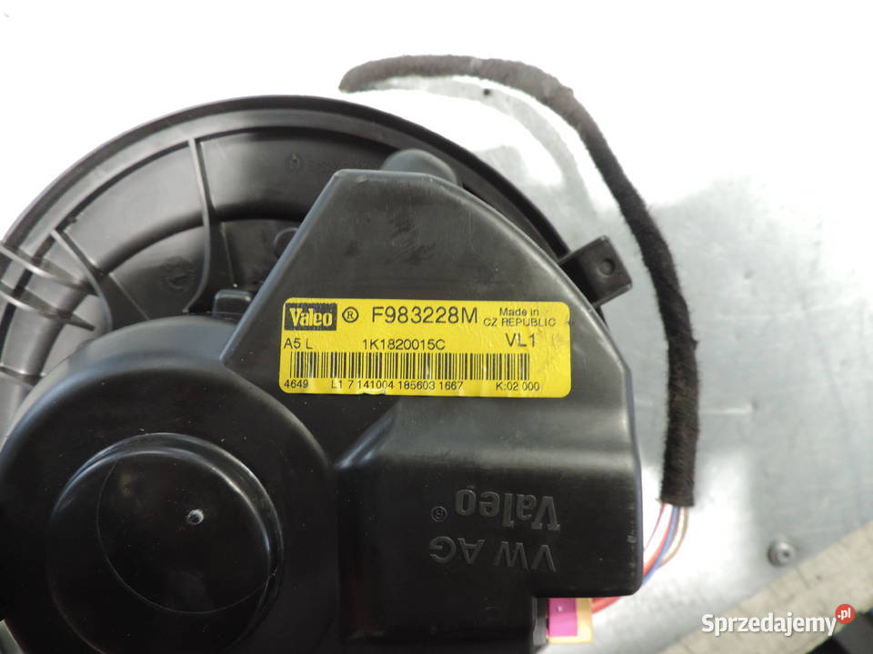 DMUCHAWA NAWIEWU WENTYLATOR VW TOURAN 1K1820015C