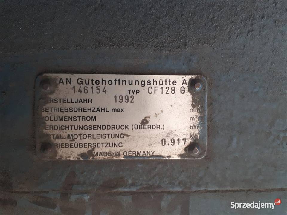 Stopień spężający śrubowy MSKF CF128 146154 Wilków sprzedam