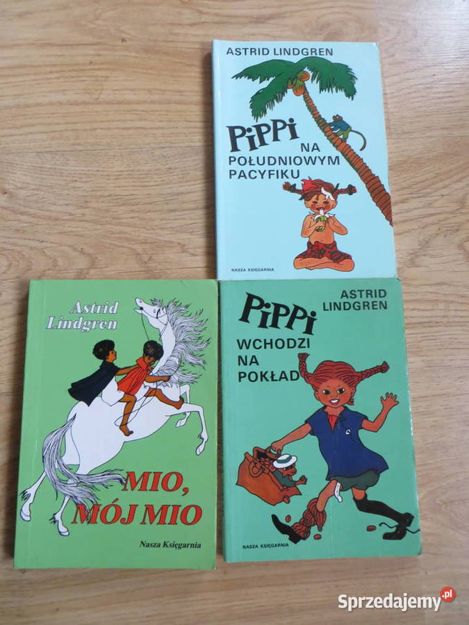 Astrid Lindgren 2x Pippi Mio mój Mio