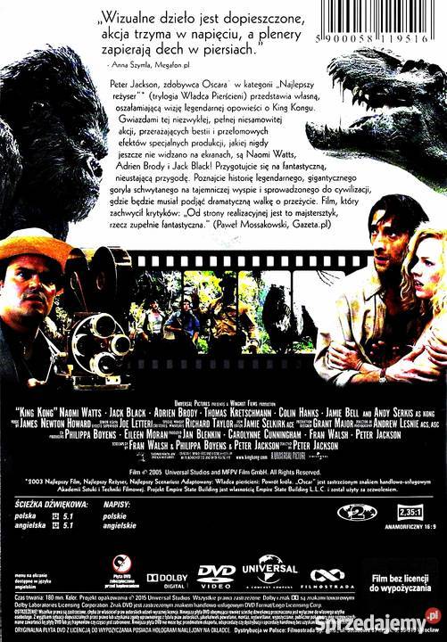 KING KONG NAOMI WATTS pełne Filmy Kalisz