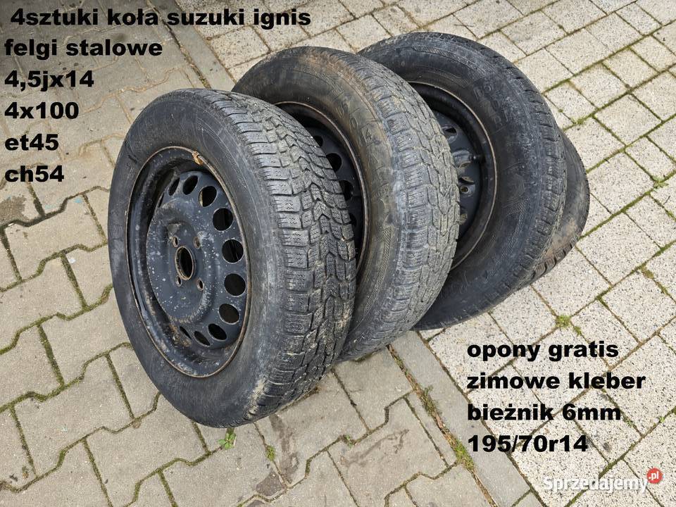 Koła SUZUKI IGNIS fh mh R G3X justy felgi Legnica sprzedam