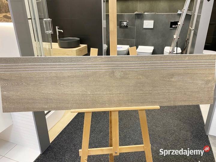 stopnice gres złoty dąb 30x120 ryfle Nowość
