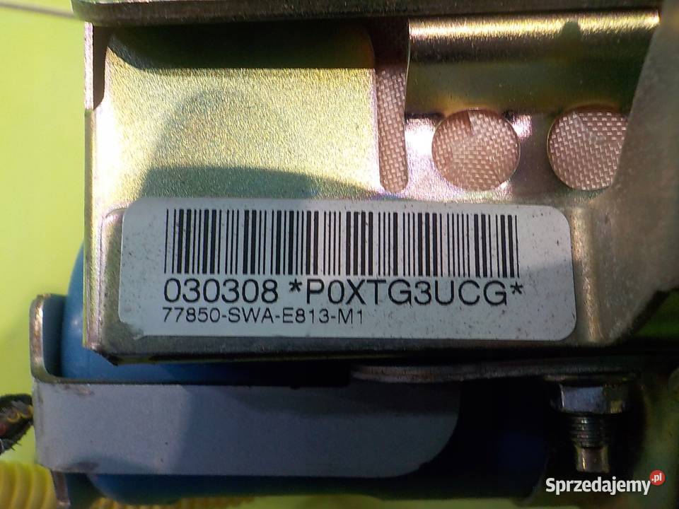 HONDA CRV III 22 ICTDI 08r 5D AIRBAG poduszka osobowe Wyposażenie wnętrza