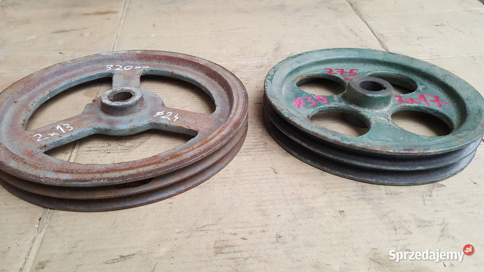 Koła pasowe 320mm fi24 2x13 Pozostałe śląskie Bytom