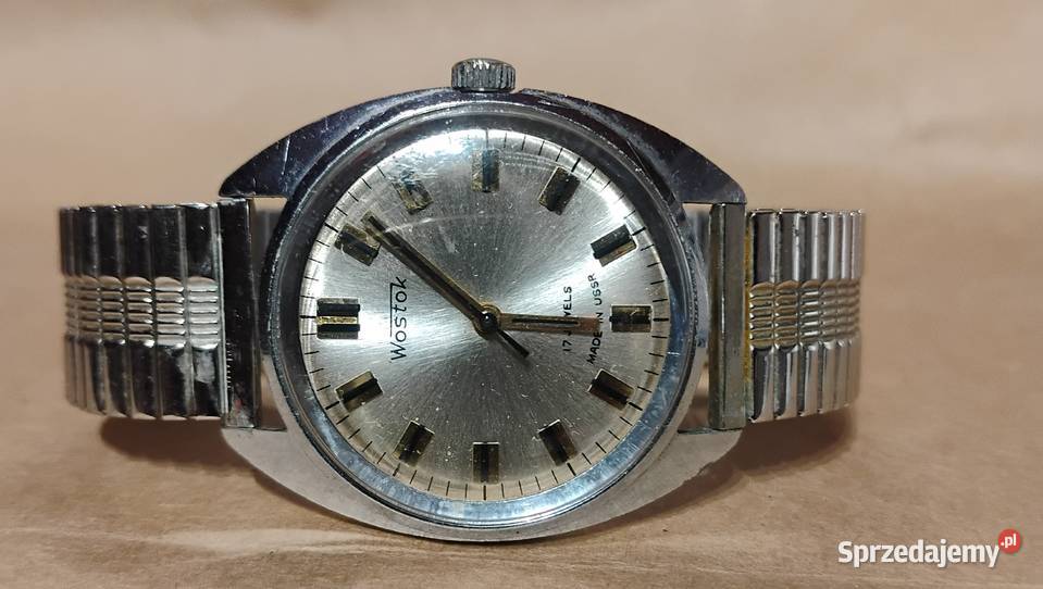 Zegarek Męski Wostok 17 JEWELS 2409 srebna Męskie opolskie