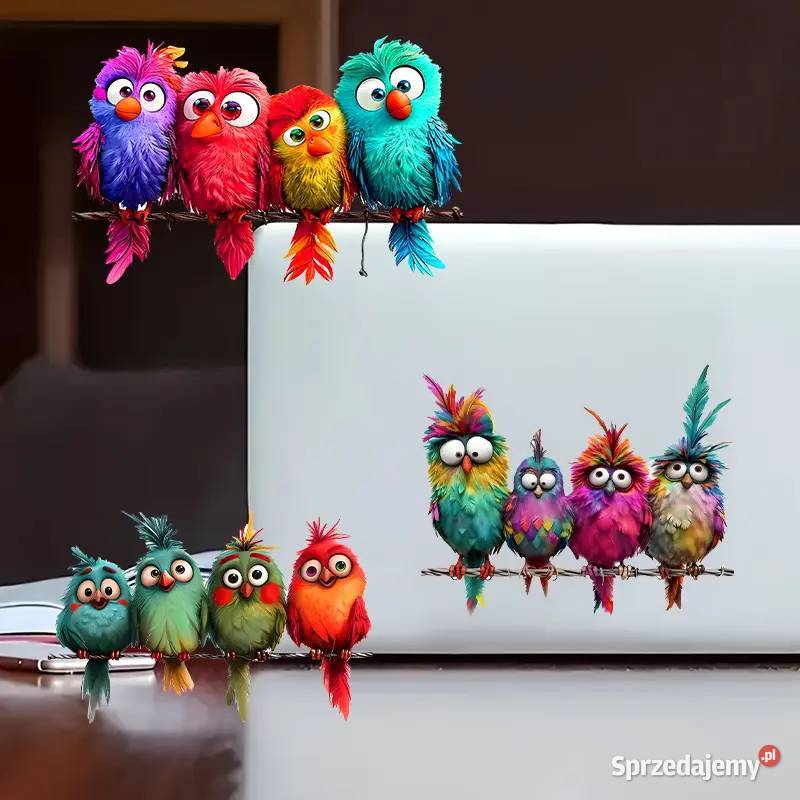 Naklejki Sowy Zestaw 3 Samoprzylepne AS Płock