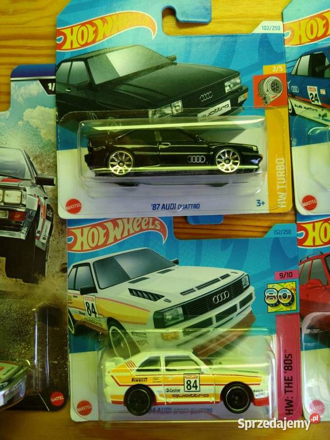 Hot Wheels Audi zestaw 5 modelików podkarpackie Tywonia