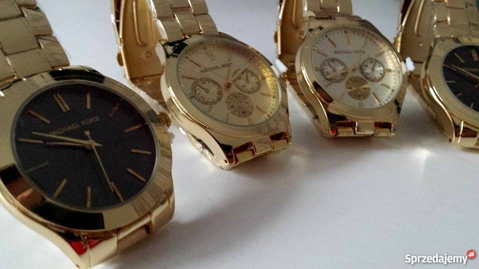Michael Kors czarna tarcza złota tarcza Zegarki sprzedam