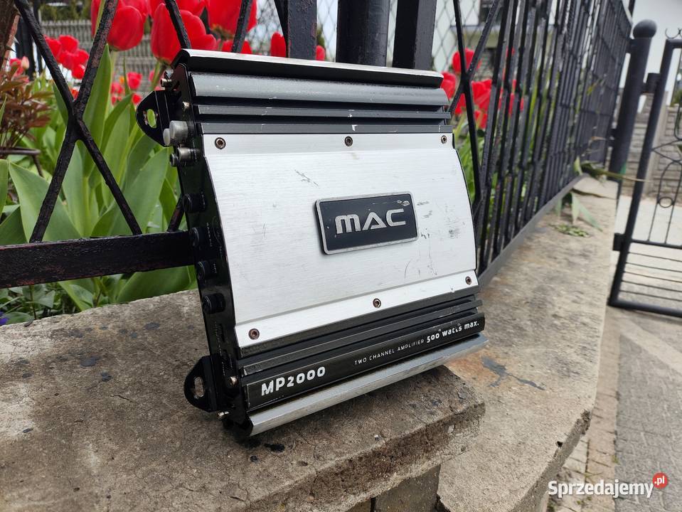 Wzmacniacz samochodowy 2 kanałowy Mac Audio śląskie Niegowonice