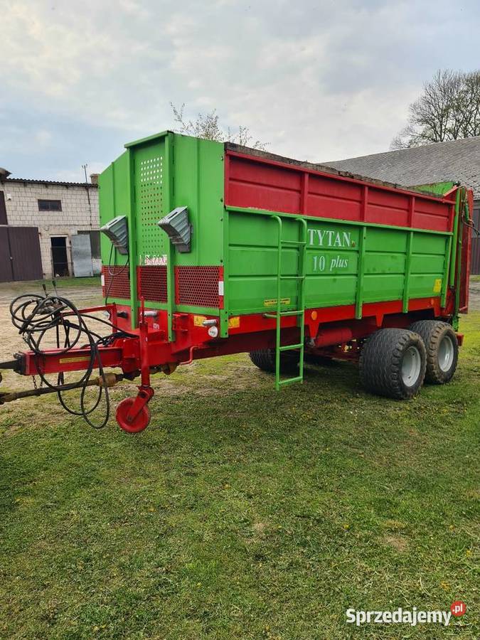 Rozrzutnik obornika Tytan 10 plus nieuszkodzony Wysokie Mazowieckie
