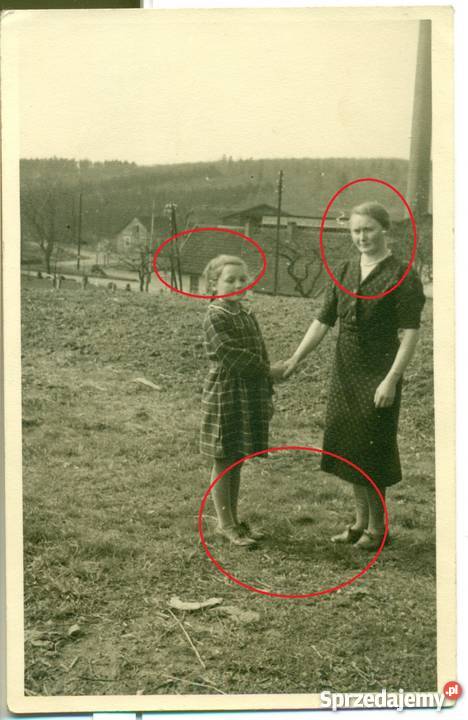 Stare zdjęcie fotografia Kalisch Kalisz rodzina Bielsko-Biała sprzedam