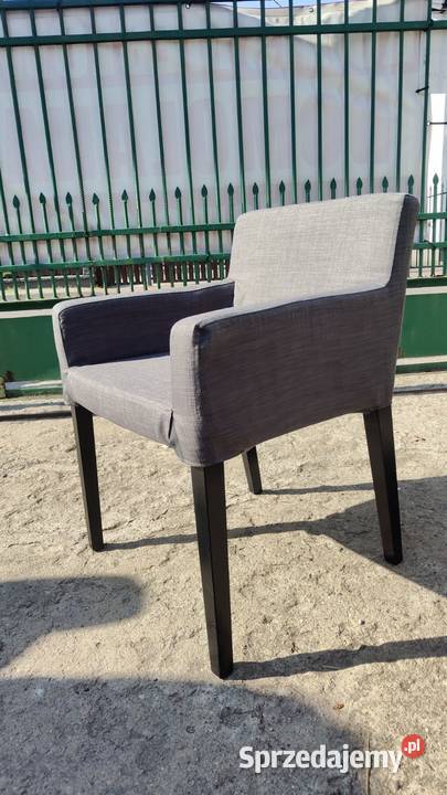 8 x krzesło IKEA Nils szary zdejmowane pokrowce Warszawa sprzedam