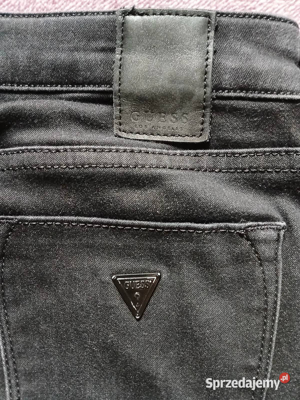 Spodnie damskie czarne bawełna rozmiar sxs Guess czarny świętokrzyskie