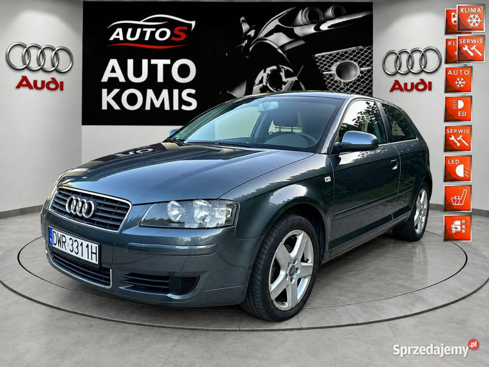 Audi A3 3drzwiowe Audi A3 8p 16MPI 101 Ładna Wrocław