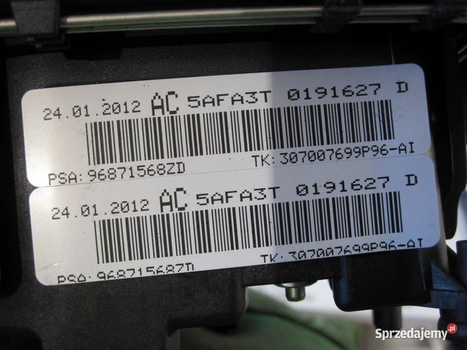 CITROEN C4 II B7 AIRBAG poduszka kierowcy osobowe