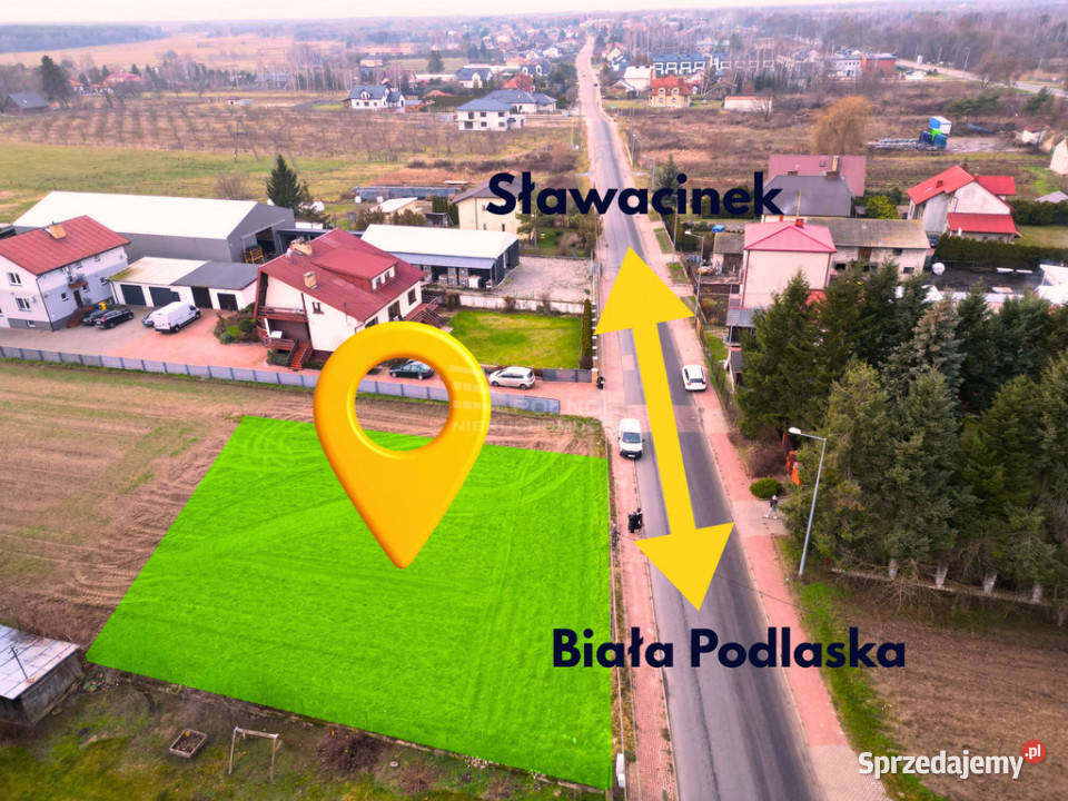 Działka z możliwością zabudowy Sławacińska BP Biała Podlaska