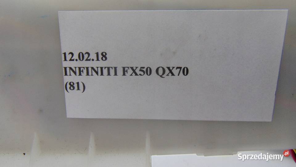 WIĄZKA PRZEWODY INSTALACJA UK INFINITI FX50 QX70 Nowy Tomyśl sprzedam