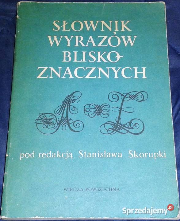 Słownik wyrazów bliskoznacznych Stanisław Chełm
