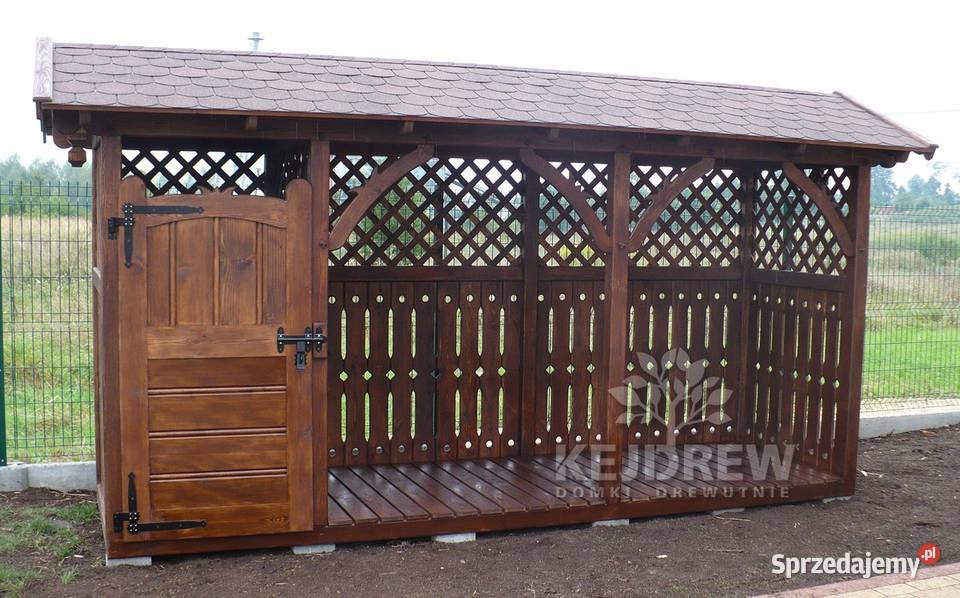 Składzik na drewno wiata zadaszenie na opał Piła Pierwsza