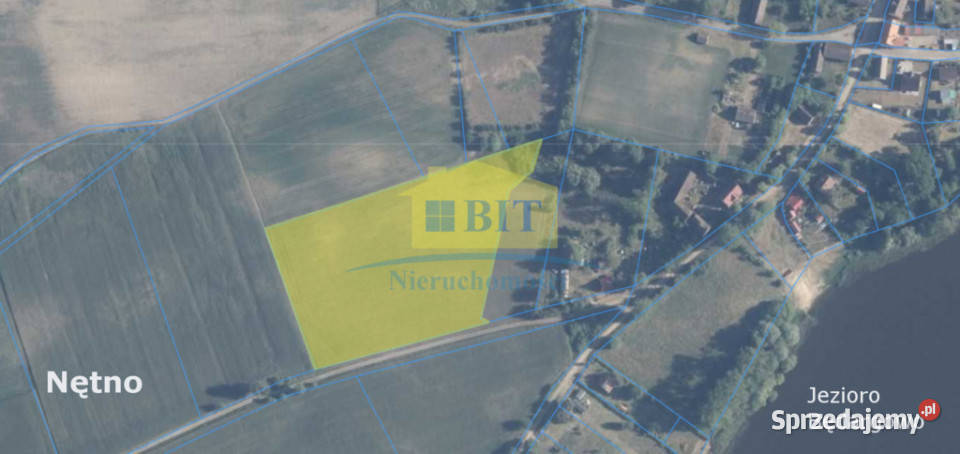 Działki w Nętnie jeziorem Będargowo Nętno