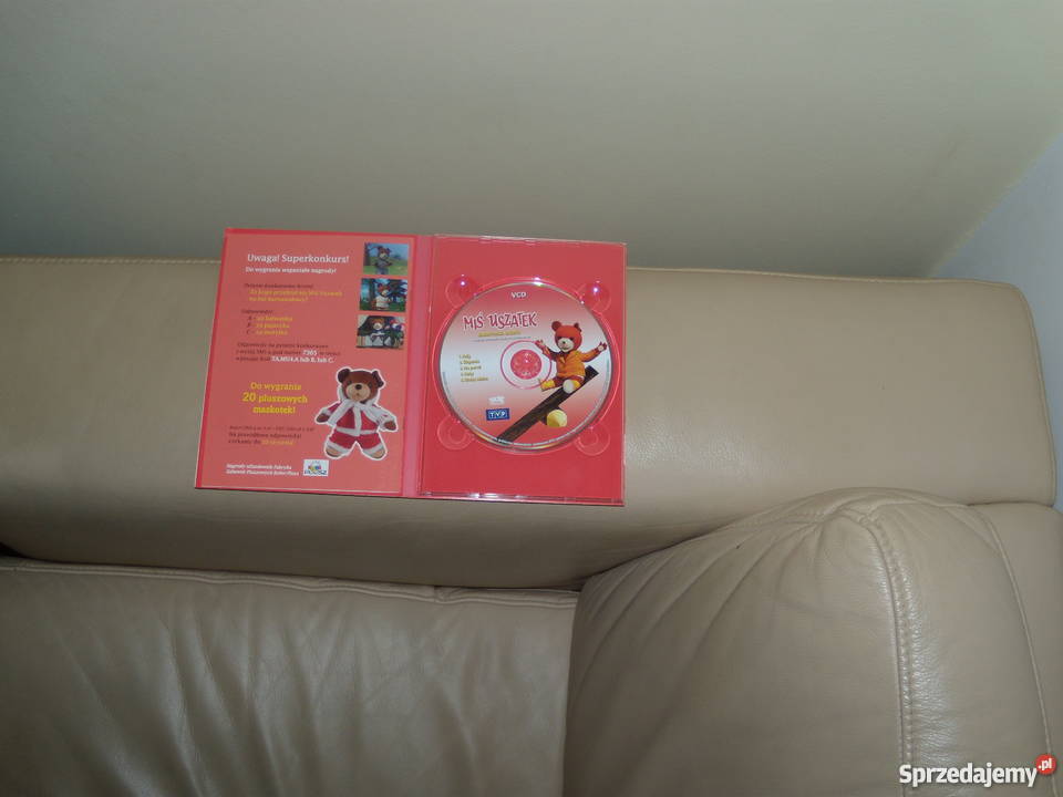 Książęczka Zabawy misia Uszatka plus płyta VCD Kultura i Rozrywka sprzedam