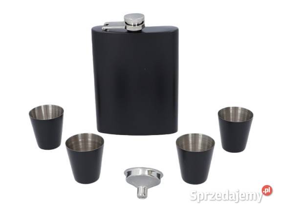 Zestaw Prezentowy Szachy Czarna Piersiówka 4 Ostrowy nad Okszą