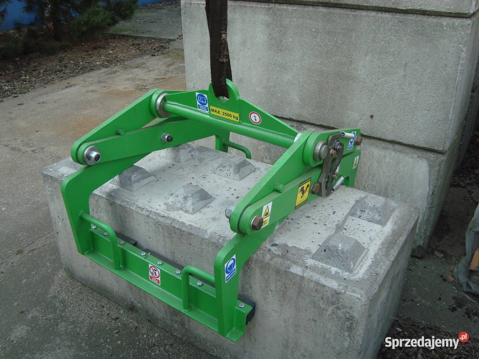 Chwytaki do bloków betonowych Produkcja Drawski Młyn sprzedam