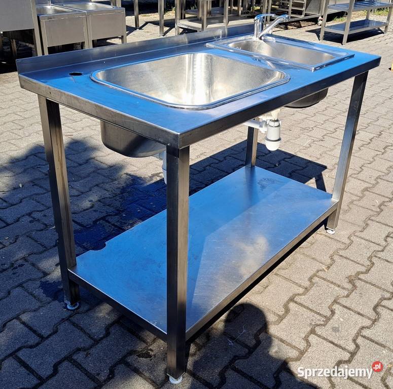 ZLEW GASTRO 2 KOMOROWY Z PÓŁKĄ 1206085 M801N wielkopolskie Nowe Skalmierzyce