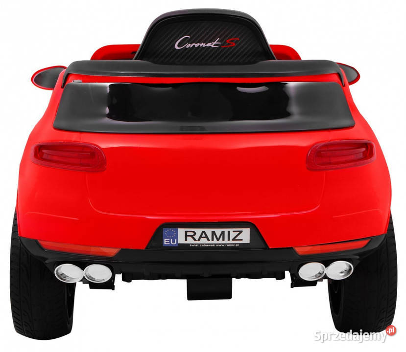 Autko TurboS na akumulator dzieci Czerwony Suv Łopuszno