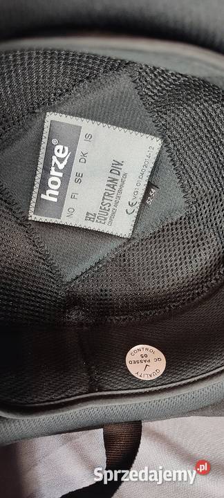 NOWY Kask jeździecki Horze Triton czarny z sprzedam