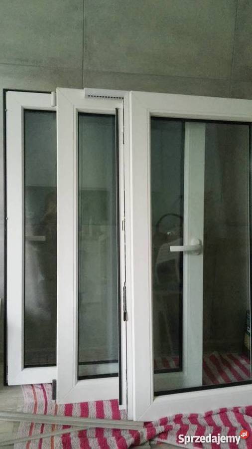 sprzedam OKNO 3 SKRZYDŁOWE PCV BIAŁE wieliczka małopolskie Wieliczka