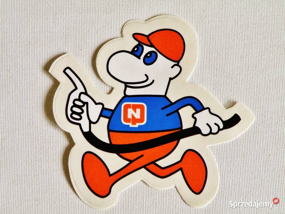 Nalepka samochodowa CPN zewnętrzna z lat 90ch Bydgoszcz