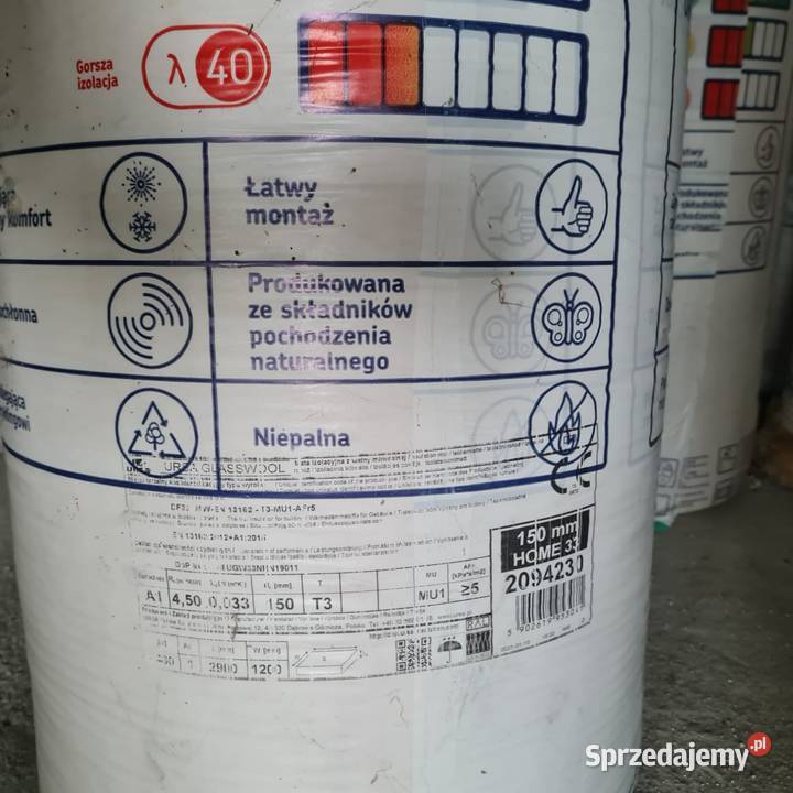 Wełna mineralna szklana HOME 33 150 mm URSA Wełna mazowieckie Kuski