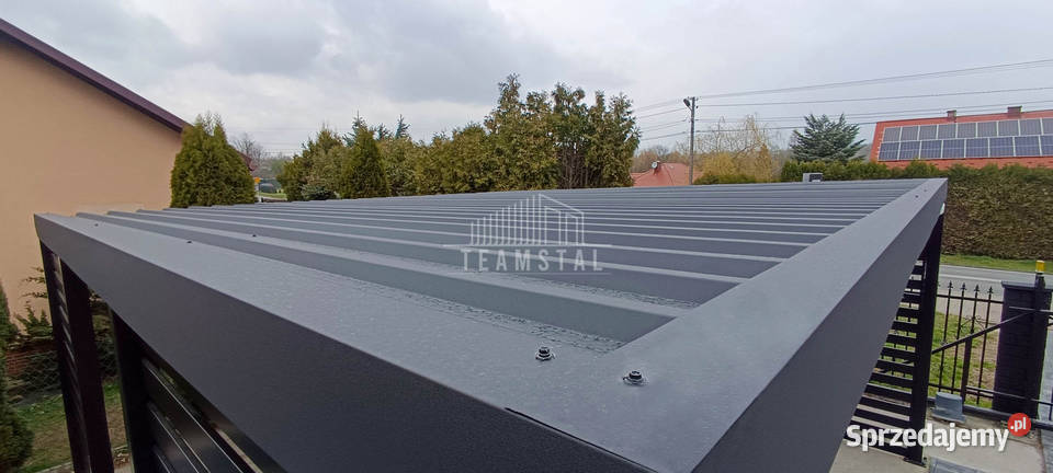 CarPort PREMIUM Wiata samochodowa 6x6 Antracyt samodzielny dolnośląskie Zgorzelec