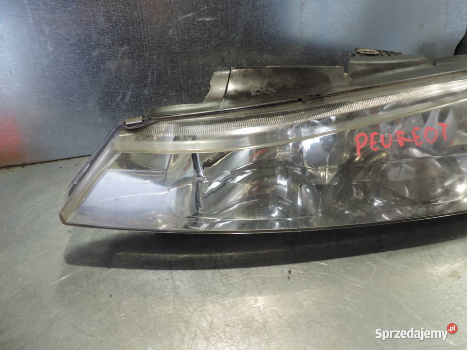 REFLEKTOR LAMPA LEWY PRZÓD PEUGEOT 406 FL Lampy przednie