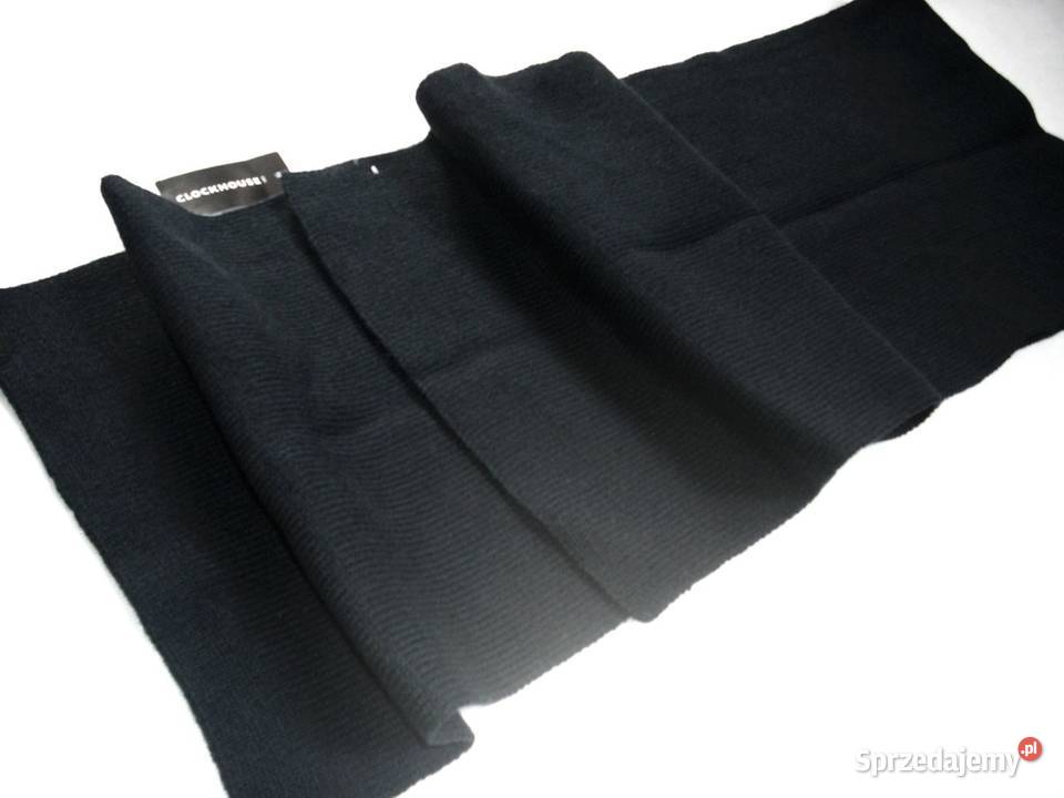 CA Clockhaouse Ciepły Szalik Nowy Czarny Nowy Sącz