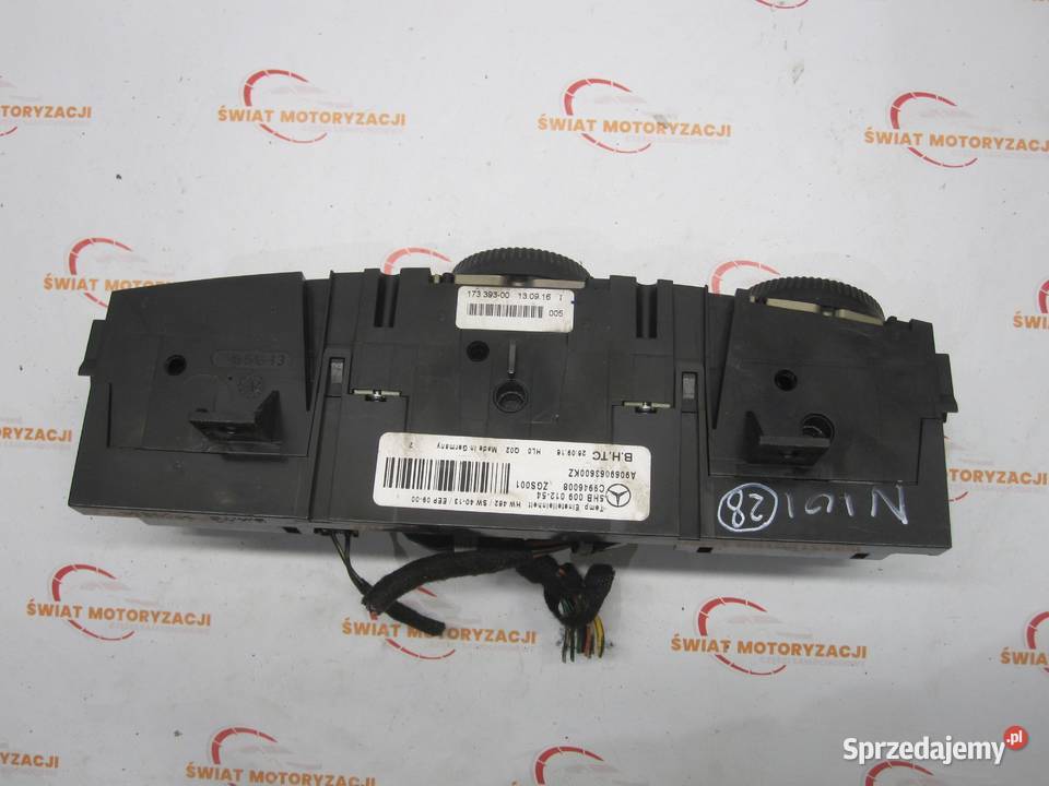 SPRINTER II W906 LIFT 16r panel klimatyzacji Wyposażenie wnętrza Kielce