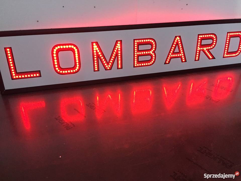 Lombard LED reklama szyld 150x30 NOWA producent mazowieckie Pomiechówek