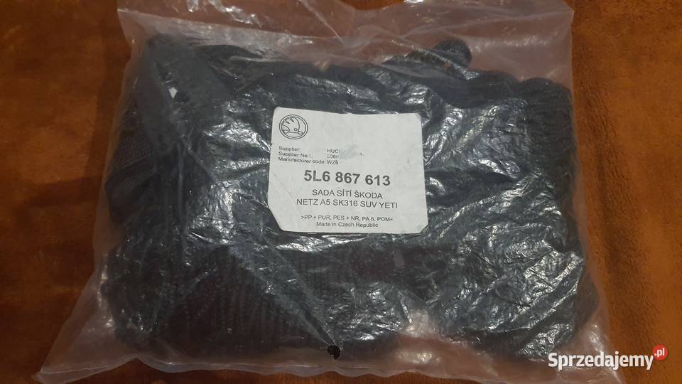 Oryginalna siatka bagażnika Skoda Yeti 5L6 867 Lublin