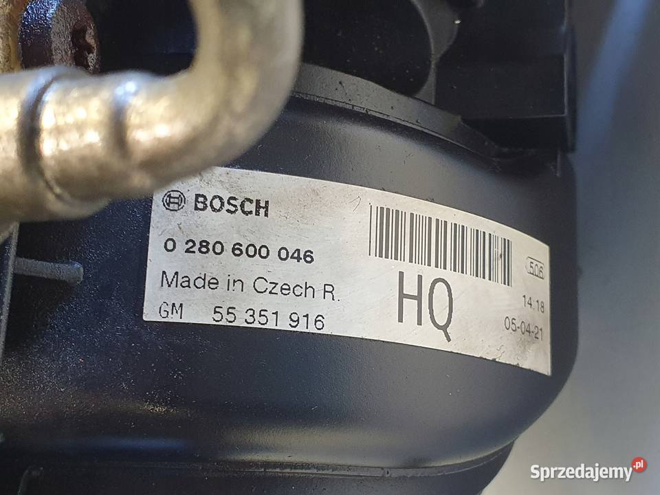 Opel Corsa C 12 16V KOLEKTOR SSĄCY 0280600046 Rudka