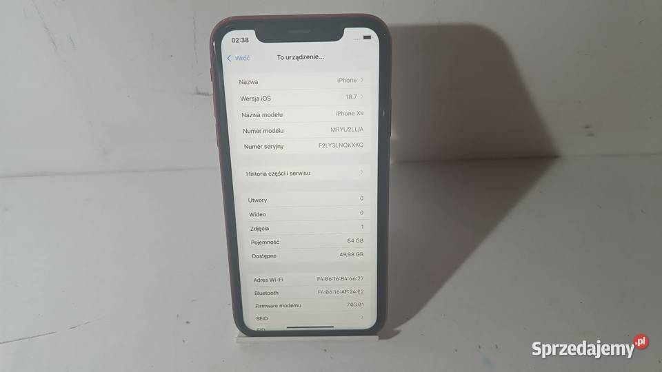 Smartfon APPLE iPhone Xr 64GB Apple / iPhone Katowice sprzedam