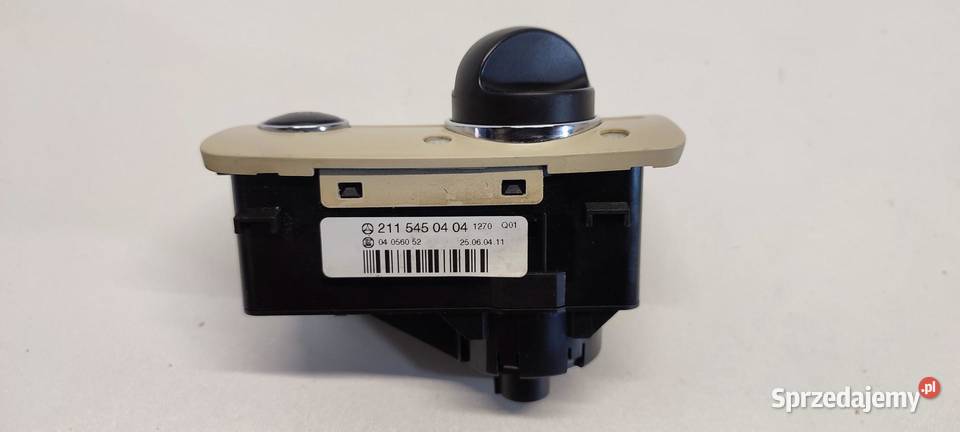 MERCEDES W211 PRZEŁĄCZNIK ŚWIATEŁ A2115450404 osobowe Panele sterowania, przełączniki