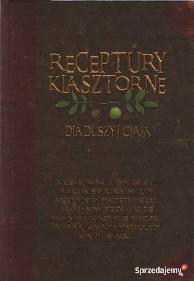 Receptury z opactw i klasztorów fa sprzedam